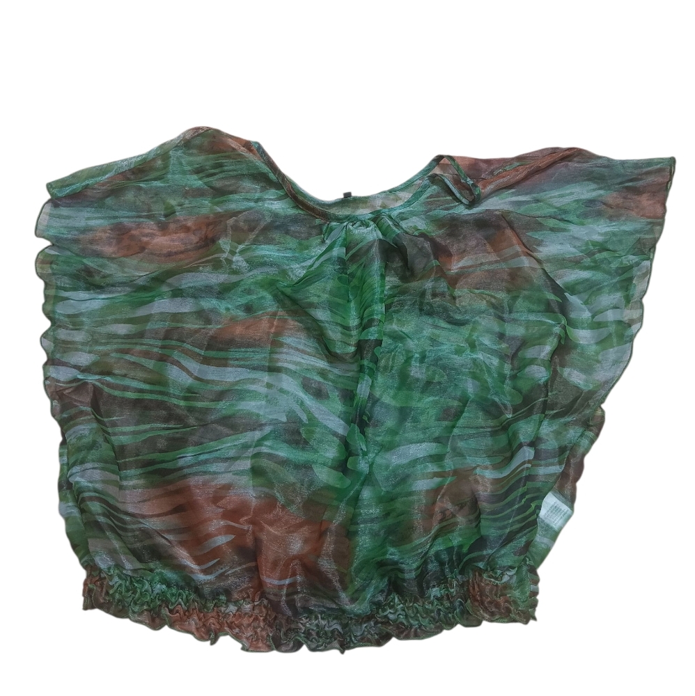 Charlotte Russe Blouse Size L‎ in Green